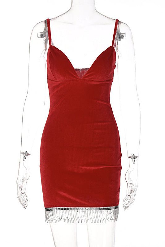 Scarlet Evening Dress