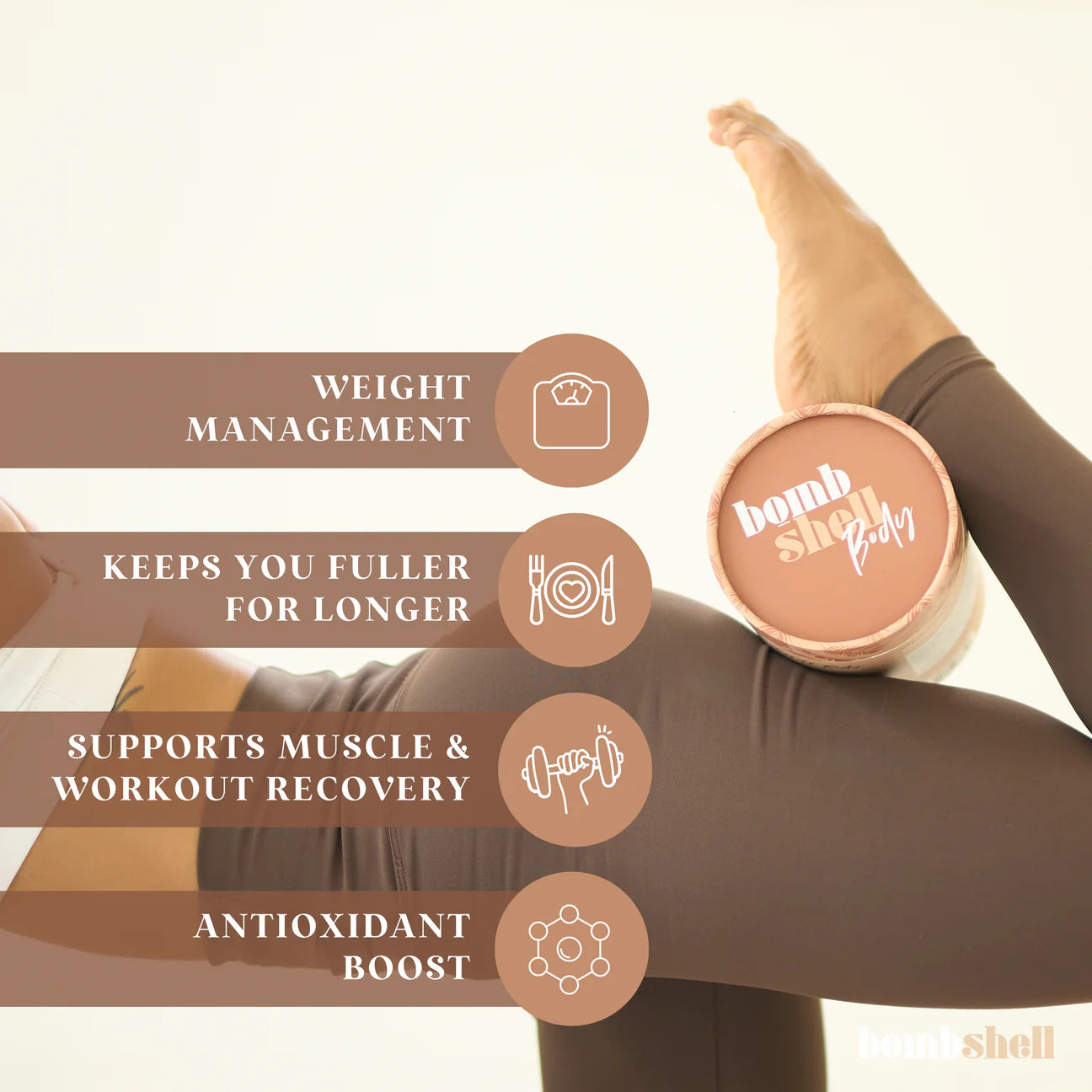 Bombshell Body: Collagen Slimming Shake - Strawberry Shake Or Chocolate Cake (600g)