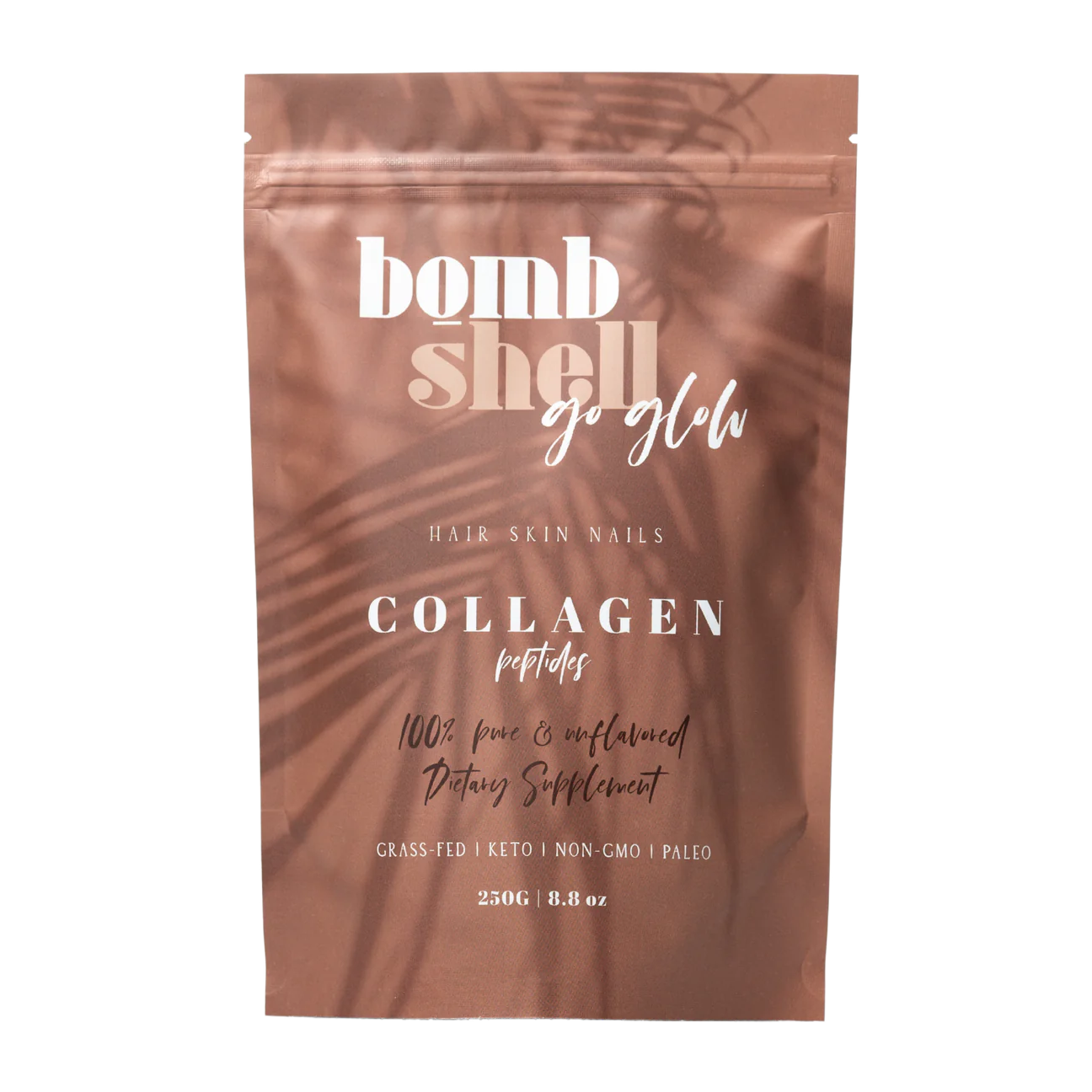 Bombshell Go Glow: Pure Hydrolyzed Bovine Collagen Peptides (250g)